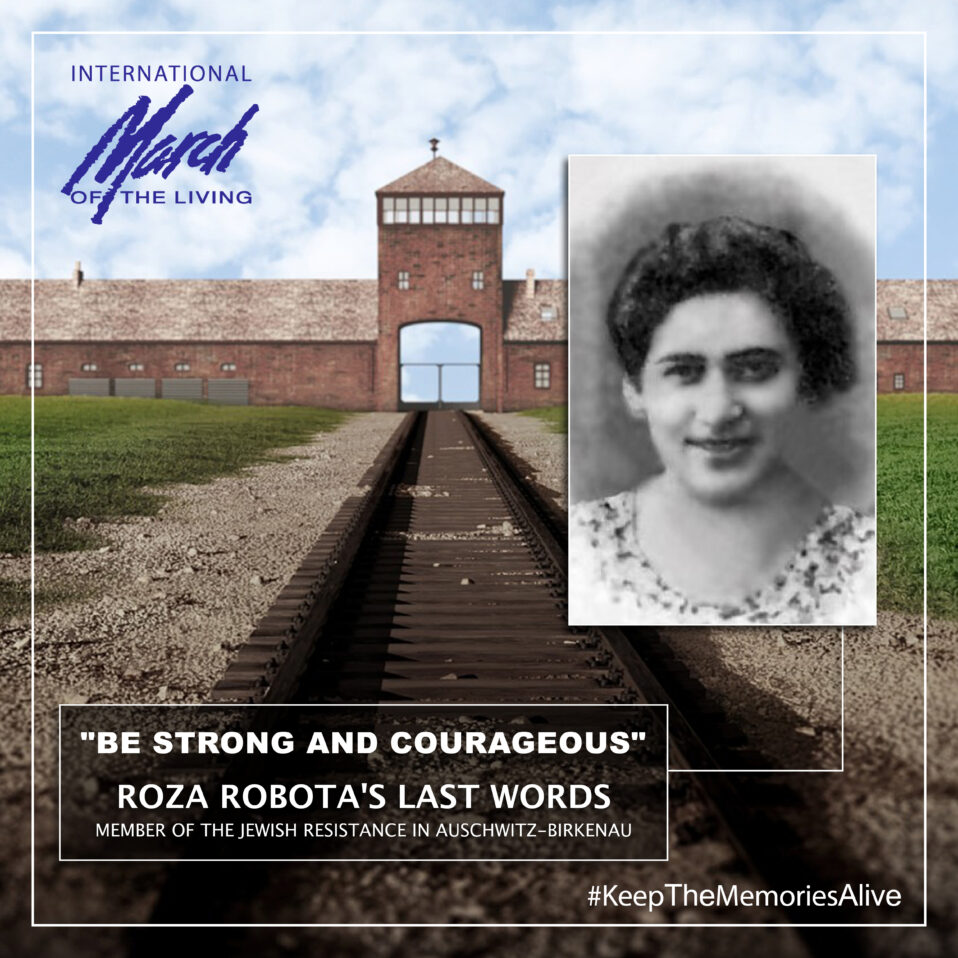 “Be Strong And Courageous”, Last Words Of Roza Robota, Member Of The ...