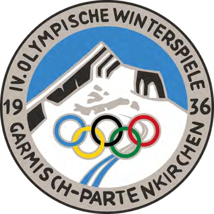IV. Olympische Winterspiele 1936 Garmisch-Partenkirchen badge