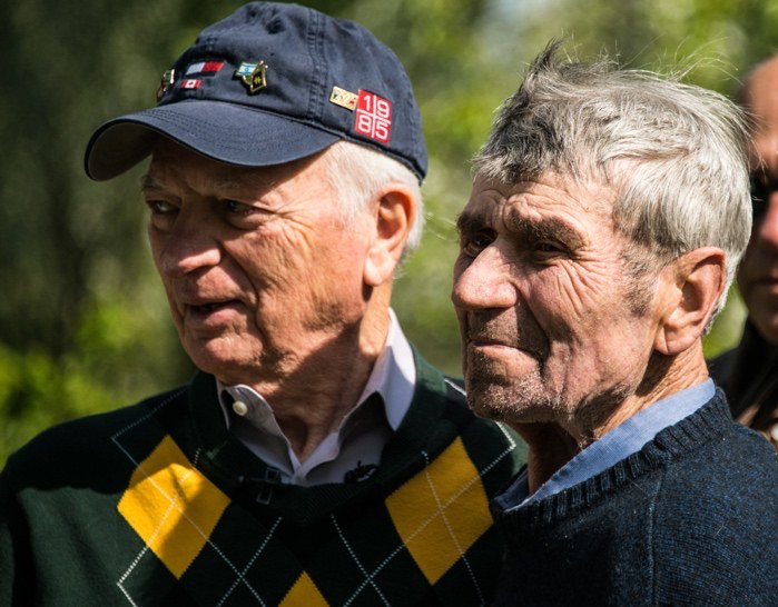 Sidney Zoltak and Zygmunt Krynski standing side by side